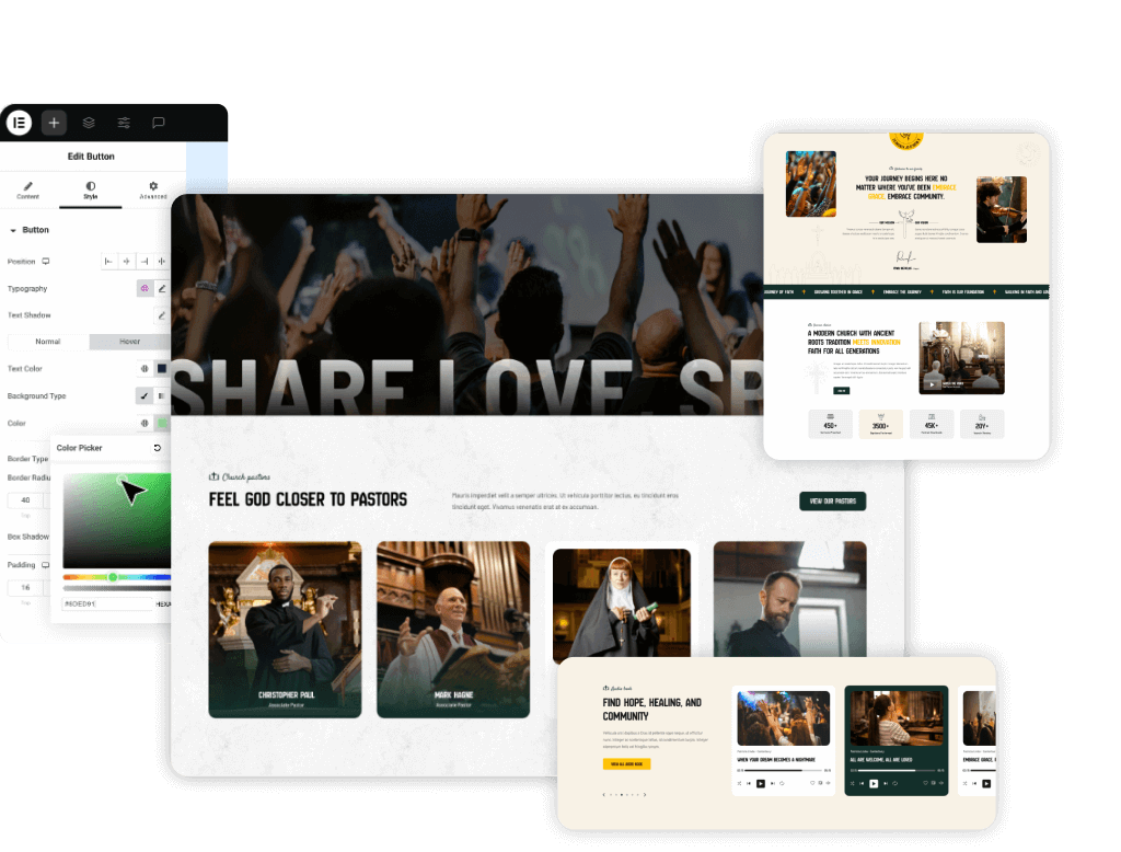 Elementor pages